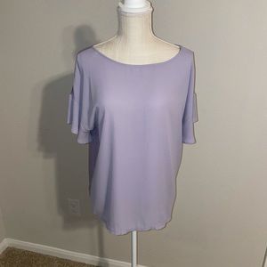 Ann Taylor LOFT Lilac Top in Size XL